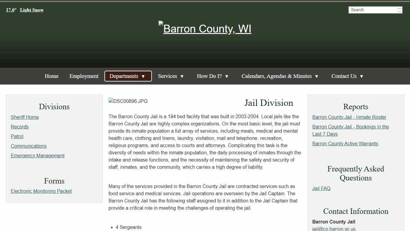 Jail - Barron County, WI